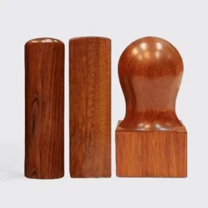 高級紅紫檀腰身公司大小章(小章可選方或圓)