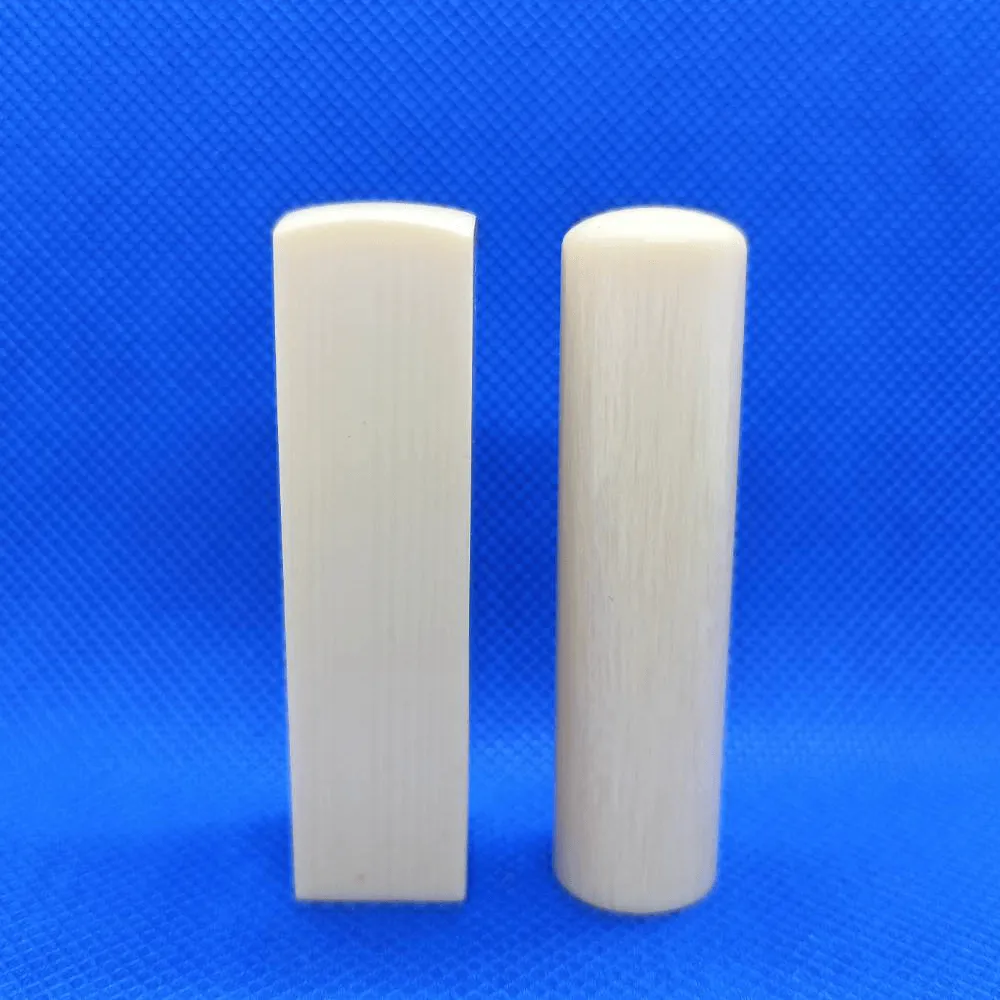 高級珍珠牙(象牙色)(可選方或圓形)-(素面/直條紋)