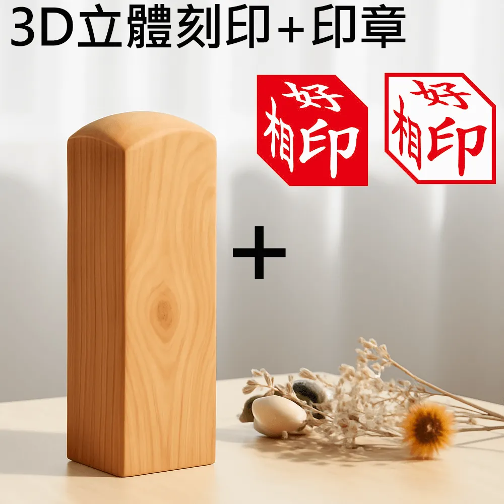 龍柏3D立體刻印
